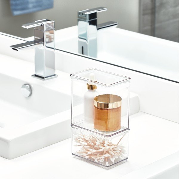 Прозрачна кутия за съхранение iDesign The Home Edit, 7,9 x 11,9 cm - iDesign/The Home Edit-image-1