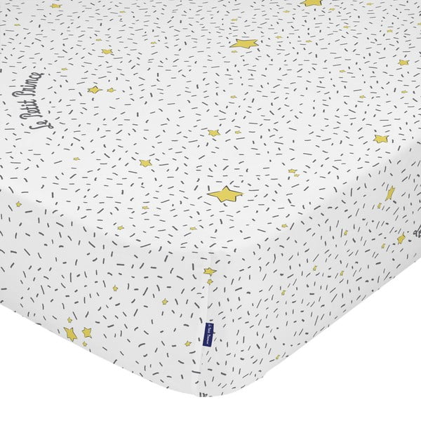 Детски чаршаф за единично легло от разтегателен памук 90x200 cm Aventureux - Mr. Fox