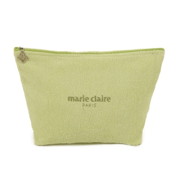 Зелена козметична чанта от изданието Marie Claire, дължина 22 cm - Unknown