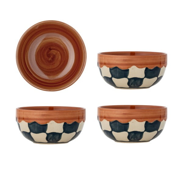 Глинени купички в комплект от 4 бр. 590 ml Check – Bloomingville