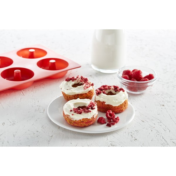 Силиконова форма за печене понички 17,5x30,5 cm – Lékué-image-3