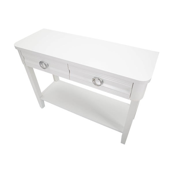 Конзолна маса от бяла ела 40x110 cm Shine - Mauro Ferretti-image-4