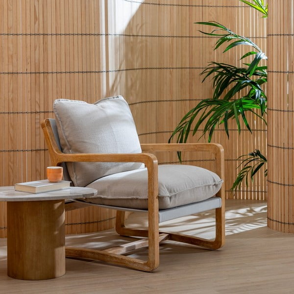 Фотьойл в бежов и естествен цвят - Ixia-image-1