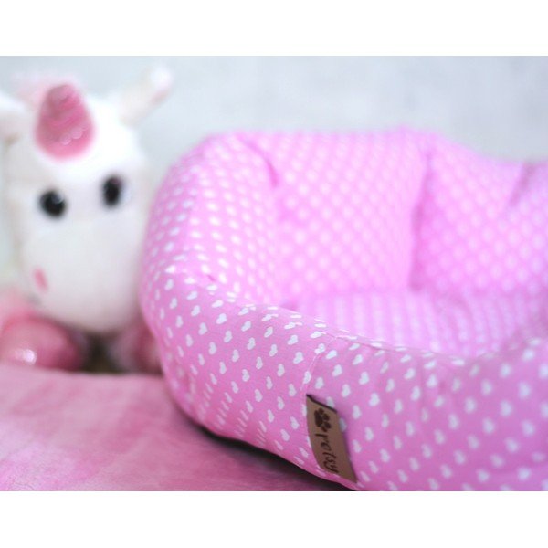 Розово памучно легло 65x50 cm Pinky - Petsy-image-2