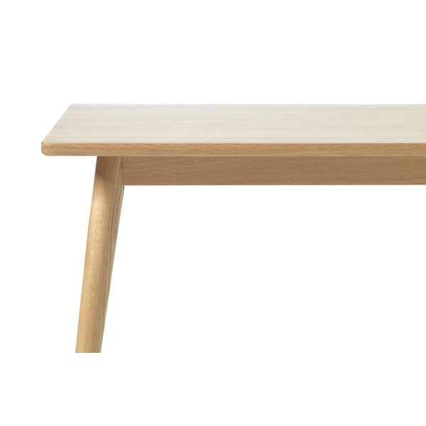 Сгъваема трапезна маса с дъбов плот в естествен цвят 150x90 cm Barrali – Unique Furniture-image-4