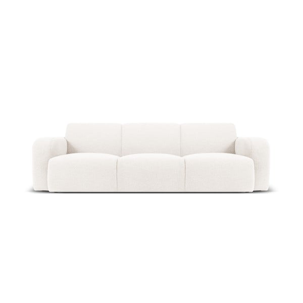 Бял диван от плат букле 235 cm Molino - Micadoni Home