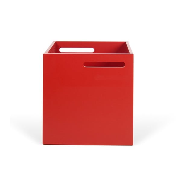 Червена кутия за съхранение на книжарница Berlin - TemaHome
