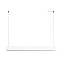 Бяло метално LED висящо осветително тяло Nebula – Sollux