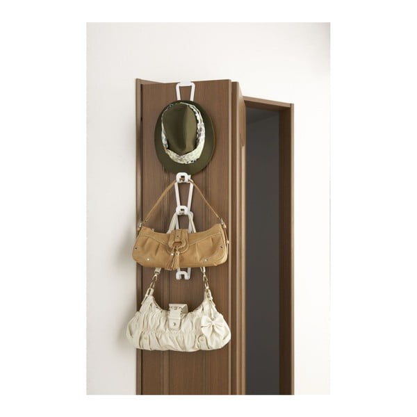 Бяла закачалка за чанти Kanazawa с 6 куки Joint - YAMAZAKI-image-3