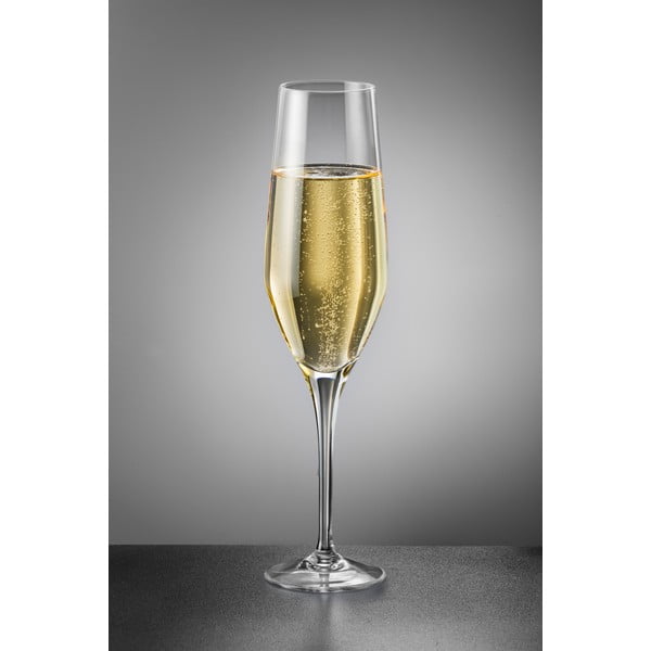 Комплект от 2 чаши за шампанско , 200 ml Amoroso - Crystalex