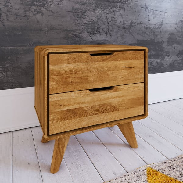 Нощно шкафче от дъбова дървесина Greg - The Beds-image-1