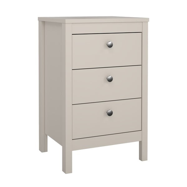 Сиво-бежово нощно шкафче Madrid – Tvilum-image-4