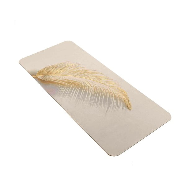 Светлокафяв килим за баня 50x120 cm Angelica – douceur d'intérieur-image-4