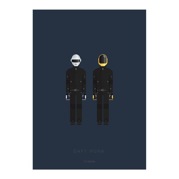 Plakát Costume Artwork Daft Punk