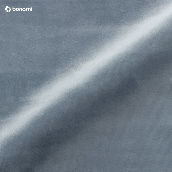 Светлосиньо двойно тапицирано легло  с място за съхранение с включена подматрачна рамка 160x200 cm Elio – Milo Casa-image-1