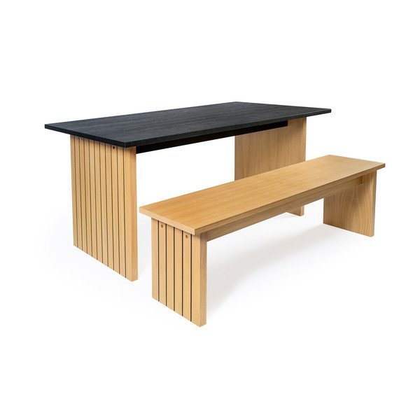 Пейка в естествен цвят Stripe - Woodman-image-2