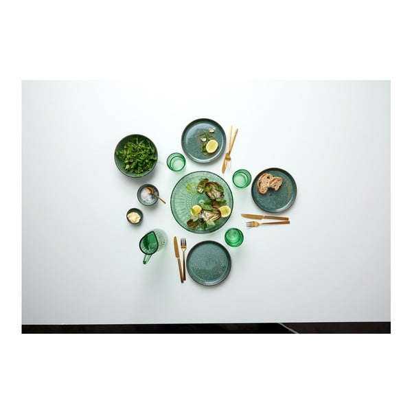 Зелена стъклена чиния за сервиране ø 30 cm Kusintha - Bitz-image-2