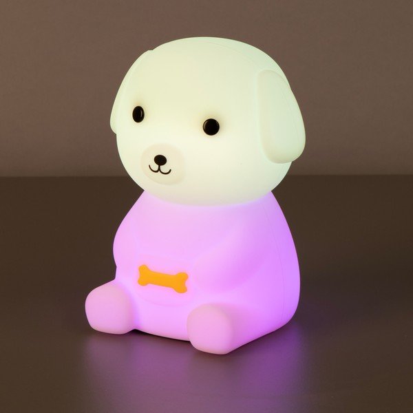 Бяла детска нощна лампа Leo – Fischer & Honsel-image-1