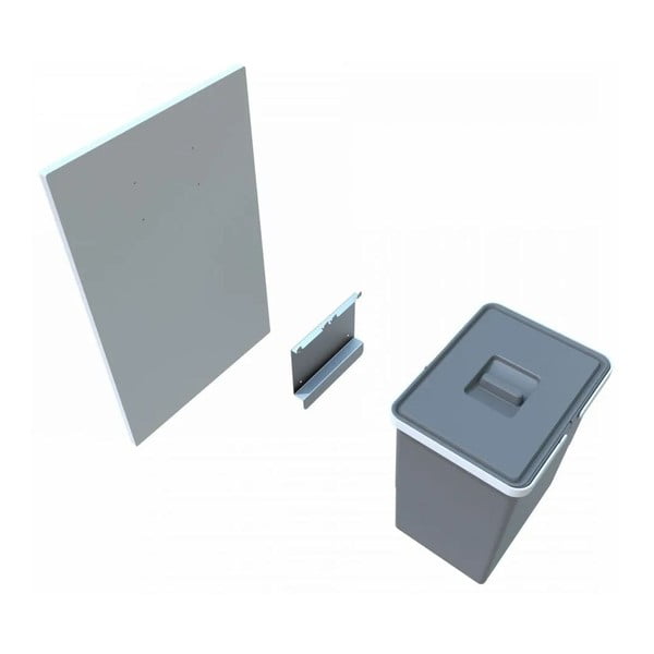 Вграден пластмасов контейнер за отпадъци 24 л Easy - Elletipi-image-3