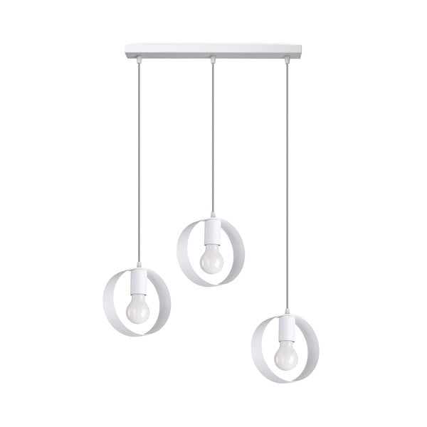 Бяло висящо осветително тяло ø 18 cm Lammi - Nice Lamps