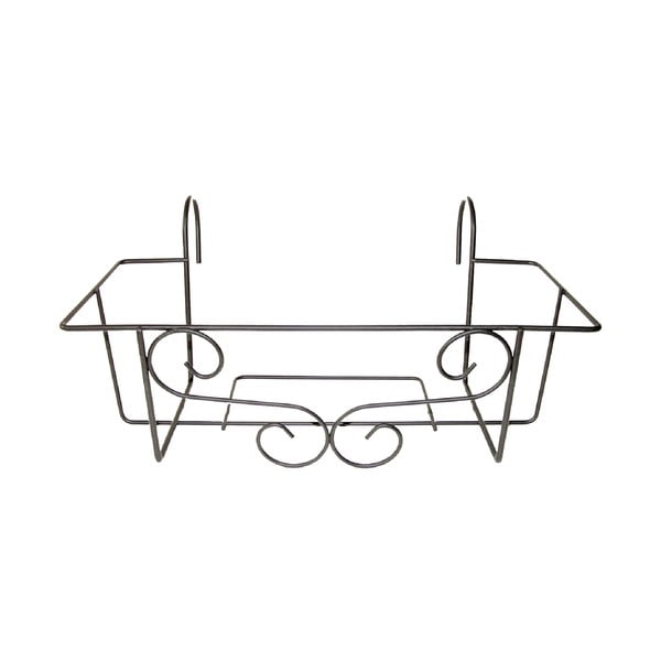 Сива метална закачалка за сандък Орнамент, широчина 41,8 cm - Esschert Design