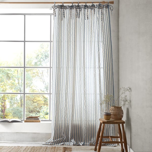 Синя завеса 140x183 cm Zanzibar Stripe – Pineapple Elephant-image-1