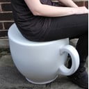Židle Tea Cup, bílá