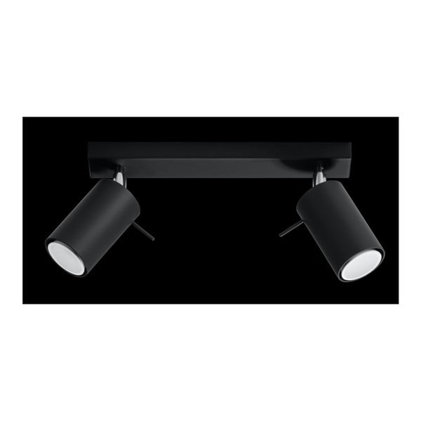 Черен прожектор 8x30 cm Etna – Sollux-image-4