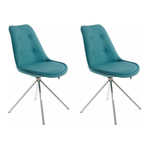 Sada 2 modrozelených jídelních židlí Støraa Dylan