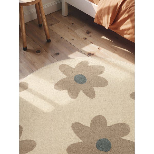 Бежов детски килим ø160 cm Bloomy – Hanse Home-image-2