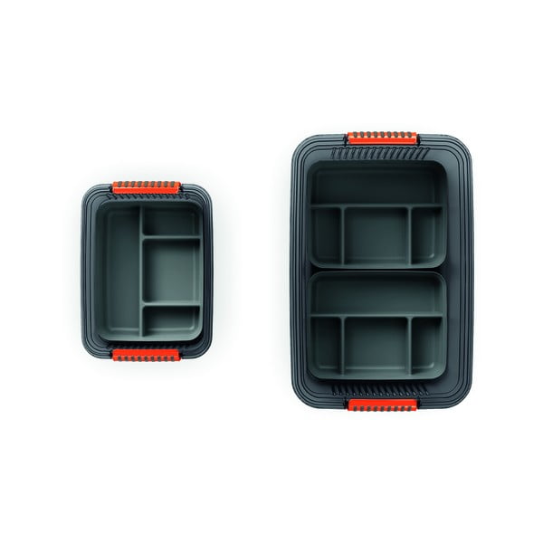 Сив пластмасов разделител за кутия за съхранение 31,5x24x7,5 cm K Latch Box – KIS-image-1