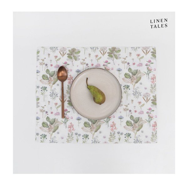 Текстилна подложка за хранене 35x45 cm White Botany – Linen Tales-image-1