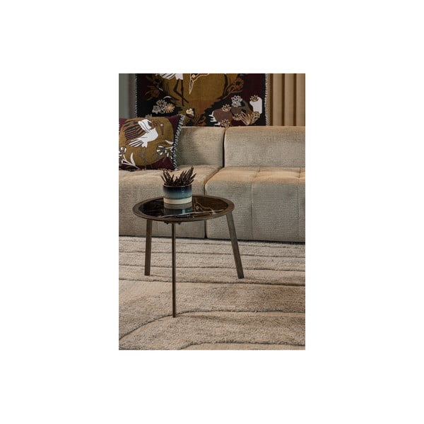 Черна масичка за кафе 58x58 cm Lax - BePureHome-image-4