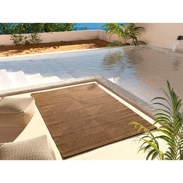 Кафяв външен килим 80x150 cm Guinea Natural – Universal-image-1