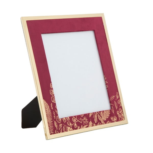 Виненочервена рамка за снимка на маса Glam, 20 x 25 cm - Mauro Ferretti