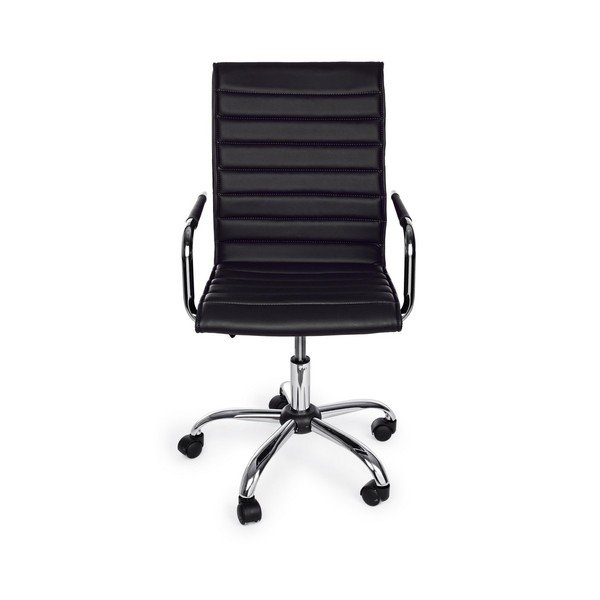 Черен офис стол от имитация на кожа Perth – Yes Everyday-image-2