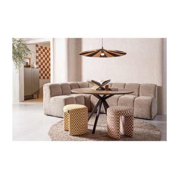 Жълт тапициран стол Charlie – WOOOD-image-4