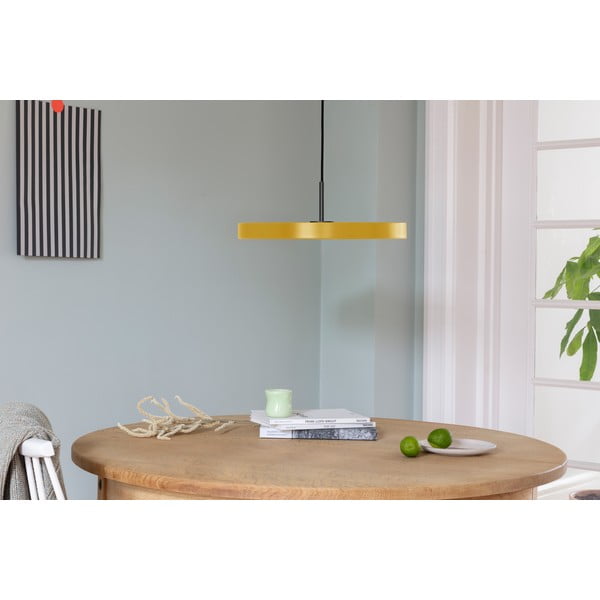 LED висящо осветително тяло с метален абажур в цвят жълта охра ø 43 cm Asteria Medium – UMAGE-image-1
