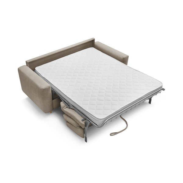 Кафяво-сив диван за ежедневно спане/сгъваем 200 cm Cocoone – Bobochic Paris-image-3