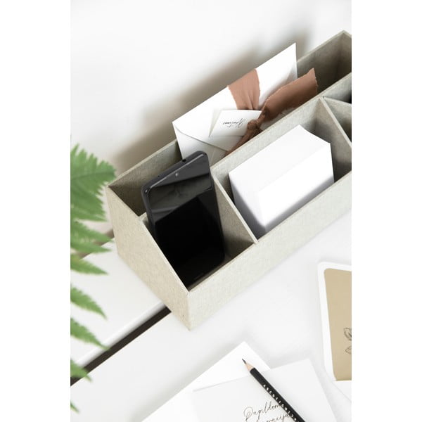 Картонен органайзер за канцеларски материали Elisa Canvas Paper Laminate – Bigso-image-4