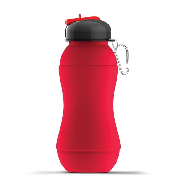 Revoluční sportovní lahev Sili-Squeeze, červená, 700 ml