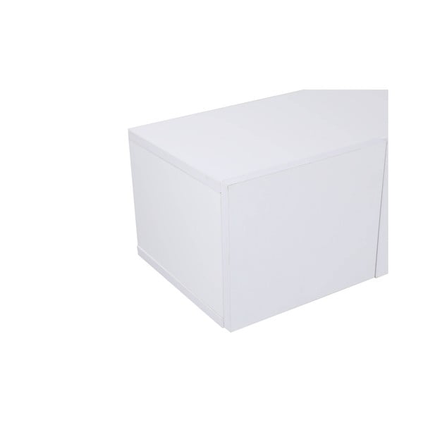 Бял шкаф за телевизор 180x30x25 cm Wagna – Kalune Design-image-3