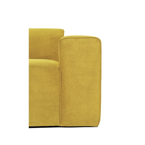 Модул на жълт велурен диван (десен ъгъл) Sting - Scandic-image-4