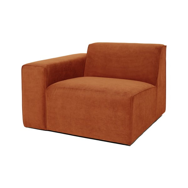 Модул за оранжев велурен диван (ляв ъгъл) Sting - Scandic-image-2