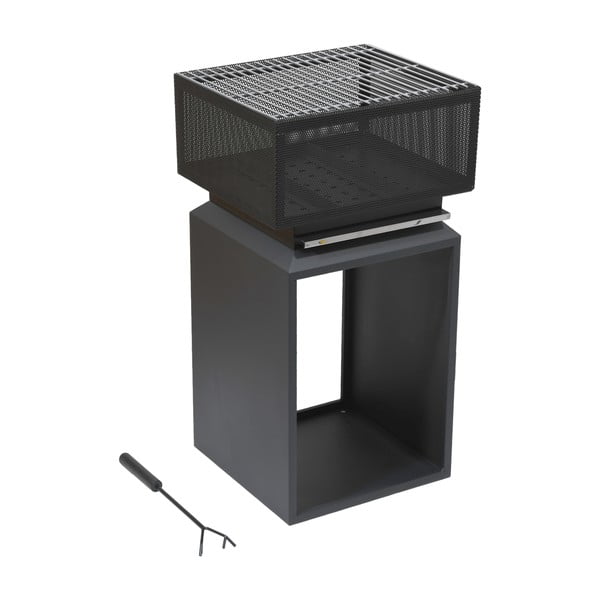 Камина от неръждаема стомана Cube - Cattara-image-2