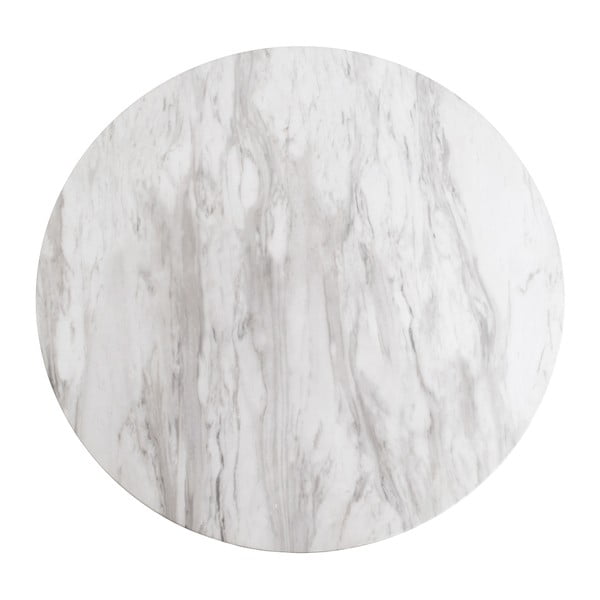 Кръгла маса за хранене с мраморен плот ø 110 cm Bolzano - House Nordic-image-2