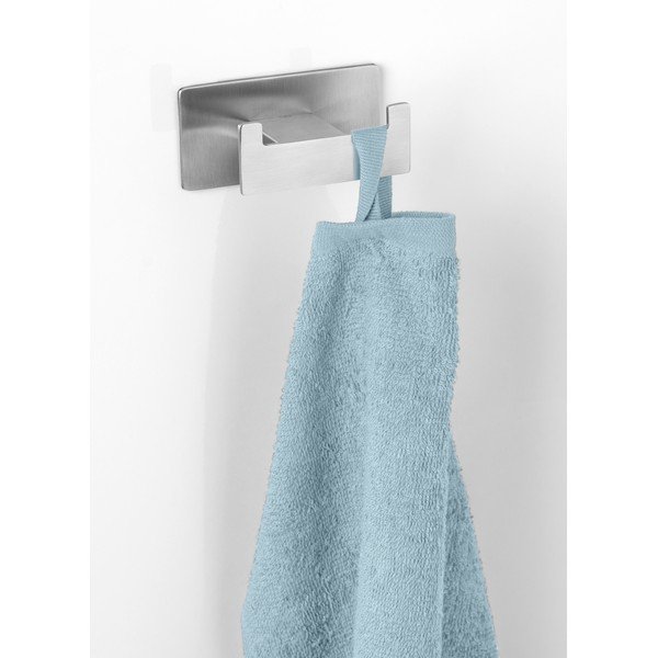 Кука без пробиване от неръждаема стомана в матово сребрист цвят Genova – Wenko-image-3