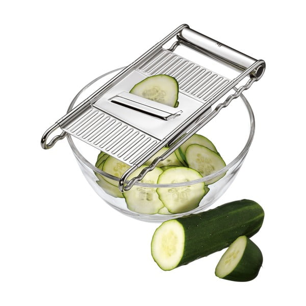 Ренде от неръждаема стомана с 4 сменяеми повърхности за настъргване Cromargan® Gourmet - WMF-image-3