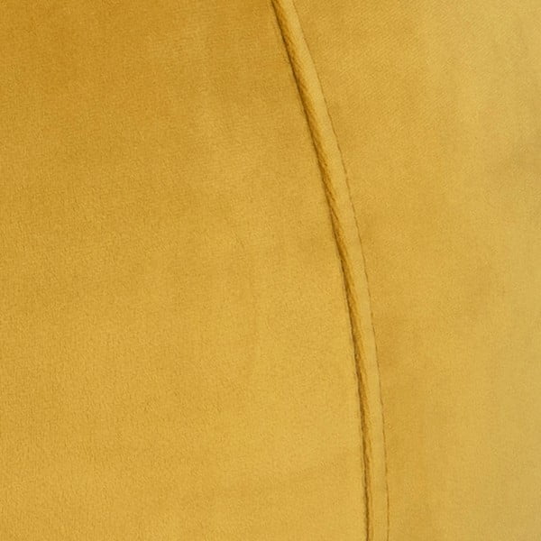 Жълт кадифен пуф , ⌀ 60 cm Mie - Actona-image-1