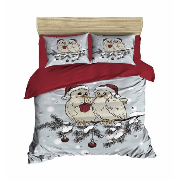 Коледно спално бельо за двойно легло с чаршаф Luis, 200 x 220 cm - Mijolnir
